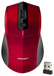 Мышь CROWN CMM-934W red