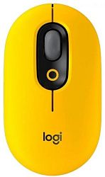 Мышь LOGITECH POP with Emoji-BLAST YELLOW 2.4GHZ/BT/N/A (910-006546)