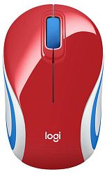 Мышь LOGITECH M187 Mini Mouse Red (910-002732)