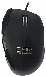 Мышь CBR CM 307 USB Black 1.3m 1200dpi