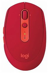 LOGITECH Wireless Mouse M590 Multi-Device Silent - RUBY - BT - EMEA - CLAMSHELL