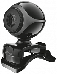 Веб-камера TRUST Exis Webcam Black-Silver
