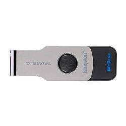 USB накопитель KINGSTON DTSWIVL/64GB 3.0 metal