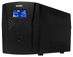 ИБП SVEN Pro 1500 (900Вт LCD USB RG-45 3 евро-розетки)