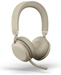Гарнитура JABRA Evolve2 75 Link380a MS Stereo Beige USB-A (27599-999-998)