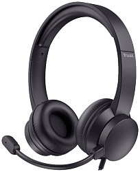 Наушники TRUST Ayda USB Black