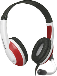 Гарнитура DEFENDER Warhead G-120 White-Red (64098)