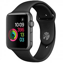 Смарт-часы APPLE Watch Series 1 42mm Space Grey with Black (MP032)