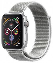 Смарт-часы APPLE Watch Series 4 GPS 40mm Silver Aluminium Case with Seashell Sport Loop (MU652)
