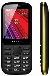 Мобильный телефон TEXET TM-208 black yellow