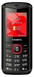 Мобильный телефон TEXET TM-D206 Black-Red