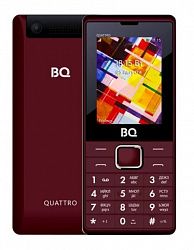 Мобильный телефон BQ BQ-2412 Quattro Dark Red