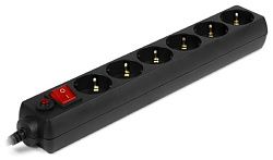 Сетевой фильтр SVEN Surge Protector Optima (1.8 метров/6 розеток) Black