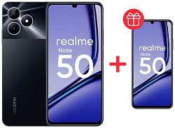 Смартфон REALME Note 50 3/64Gb Black +подарок Note 50 3/64Gb Black