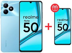 Смартфон REALME Note 50 3/64Gb Blue +подарок Note 50 3/64Gb Blue