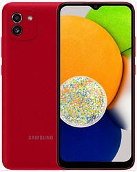 Смартфон SAMSUNG Galaxy A03 64GB Red (SM-A035FZRGSKZ)
