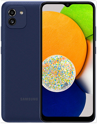 Смартфон SAMSUNG Galaxy A03 64GB Blue (SM-A035FZBGSKZ)