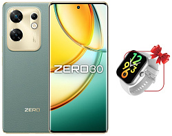 Смартфон INFINIX Zero 30 4G 8/256Gb Green +смарт-часы INFINIX XW1 Silver