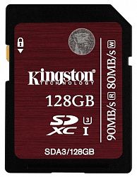 Карта памяти KINGSTON SDXC SDA10/128GB Class 10