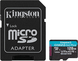 Карта памяти KINGSTON MicroSD 128GB Class 10 U3 SDCG4/128GB