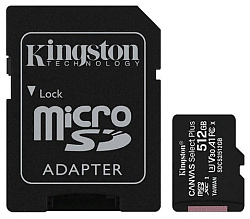 Карта памяти KINGSTON SDCS2/512Gb with adapter