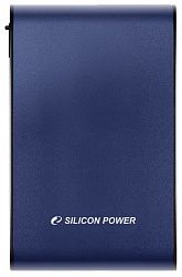 Жесткий диск HDD SILICON POWER A80 SP020TBPHDA80S3K USB 3.1 black