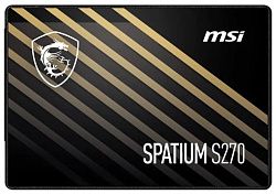 Жесткий диск SSD MSI 960Gb SPATIUM S270 SATA III 2.5" R500Mb/s