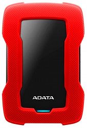 Жесткий диск HDD ADATA AHD330-1TU31-CRD красный