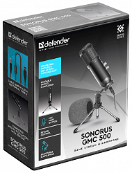Микрофон DEFENDER Sonorus GMC 500 Black (64650)