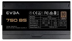 Блок питания EVGA 750 750W 80 Plus Bronze (220-B5-0750-V2)
