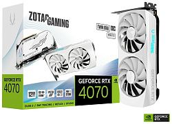 Видеокарта ZOTAC GAMING RTX 4070 SUPER TWIN EDGE OC 12 GB White (ZT-D40740Q-10M)