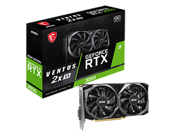 Видеокарта MSI GeForce RTX3050 VENTUS 2X 8G OC GDDR6
