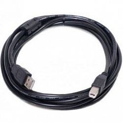 Кабель PowerPlant USB 2.0 AM – BM, 3м, One ferrite KD00AS1221