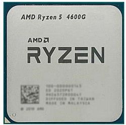 Процессор AMD Ryzen 5 4600G 3,7Гц (4,2ГГц Turbo) AM4 7nm, 6/12, L2 3Mb L3 8Mb, 65W, with Radeon™ Graphics, OEM (100-000000147)