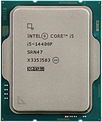 Процессор INTEL Core i5-14400F 2.5GHz (Raptor Lake 4.7) 10C/16T 20MB L3 MTP 148W S1700 OEM