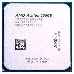 Процессор AMD Athlon 200GE Radeon Vega 3 Graphics OEM (YD20GGC6M2OFB)
