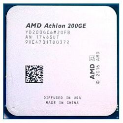 Процессор AMD Athlon 200GE Radeon Vega 3 Graphics OEM (YD200GC6M2OFB)