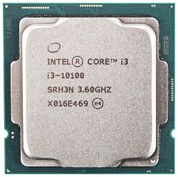 Процессор INTEL 1200 i3-10100 оем 6M 3.60 GHz 4/8 Core Comet Lake 65 Вт HD630