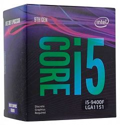 Процессор INTEL Core i5 9400F BOX (i5-9400F BOX)
