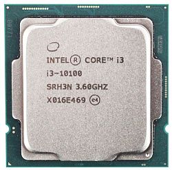Процессор INTEL 1200 i3-10100 OEM 6M 3.60 GHz 4/8 Core Comet Lake 65 Вт HD630