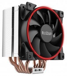 Кулер для процессора PCCooler for S1200/20xx/115x/775/AMD GI-H58U R 1000-1800rpm 240W Red LED