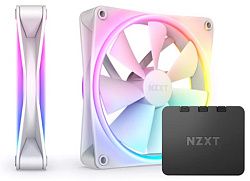Комплект кулеров для компьютерного корпуса NZXT F140 RGB DUO White 2в1 (RF-D14DF-W1)