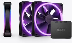 Комплект кулеров для компьютерного корпуса NZXT F120 RGB DUO Black 3в1 (RF-D12TF-B1)