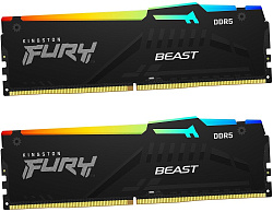Оперативная память KINGSTON Fury Beast RGB KF552C40BBAK2/16 (2x8GB) CL40