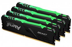 Оперативная память KINGSTON Fury Beast RGB KF436C18BBAK4/64 (4x16GB) CL18