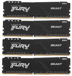 Оперативная память KINGSTON Fury Beast KF432C16BBK4/128 (4x32Gb) CL16