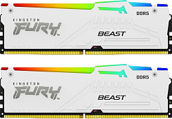Комплект модулей памяти KINGSTON FURY Beast White RGB XMP KF552C40BWAK2-32