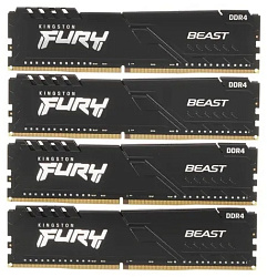 Оперативная память KINGSTON Fury Beast KF436C18BBK4/128 (4x32Gb) CL18