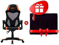 Игровое компьютерное кресло CANYON CNE-MCH01 Black Orange