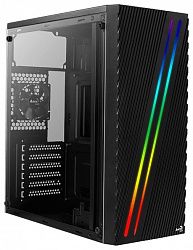 Компьютерный корпус midi tower AeroCool Streak-A-BK-v1 акрил (без БП) Black